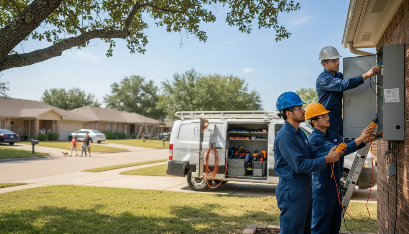 Certified electrician providing emergency electrical services in Matthews, IN